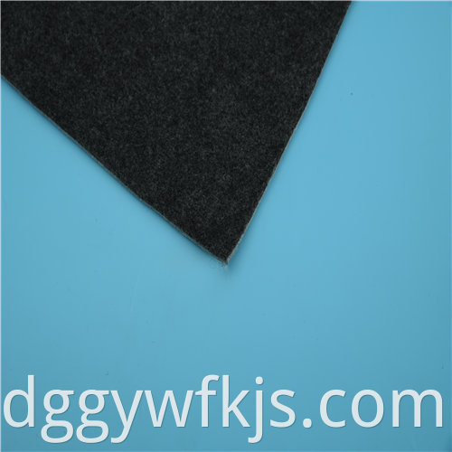 Black needle-punched cotton non-woven needle-punched cotton